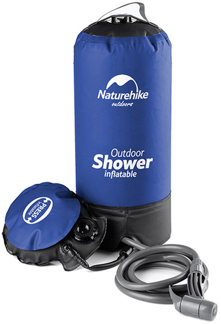 Naturehike 挪客 輕巧便攜戶外淋浴器 L101-D 11L, 藍黑, 1個
