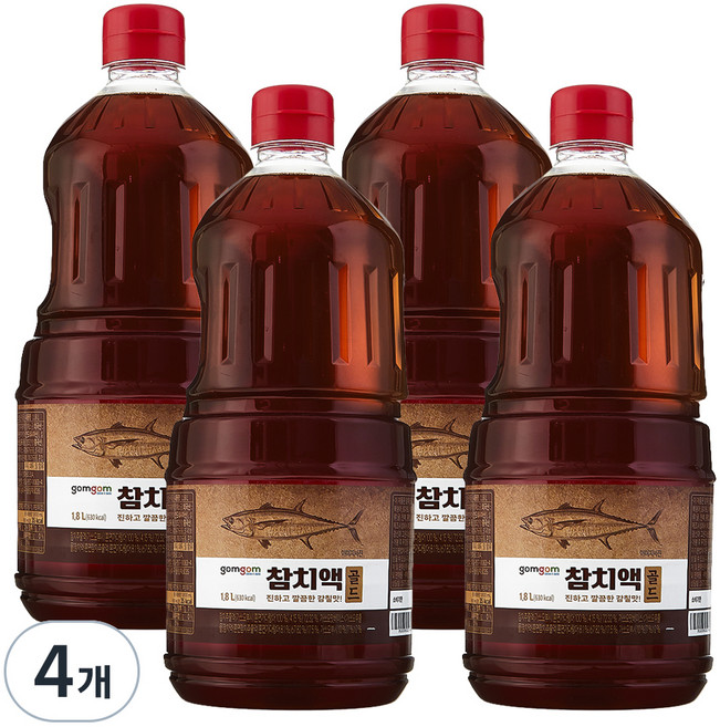 곰곰 참치액 골드, 1.8L, 4개