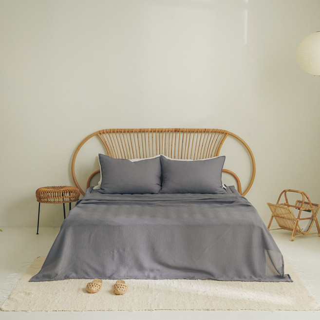 노컨셉 홀리데이 시어서커 여름 홑이불, 09 차콜