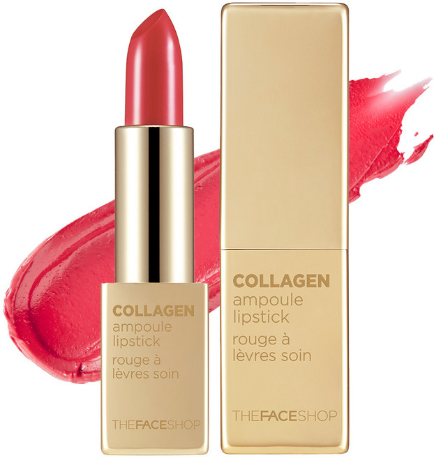 더페이스샵 콜라겐 앰플 립스틱, 1개, 14모로칸로사