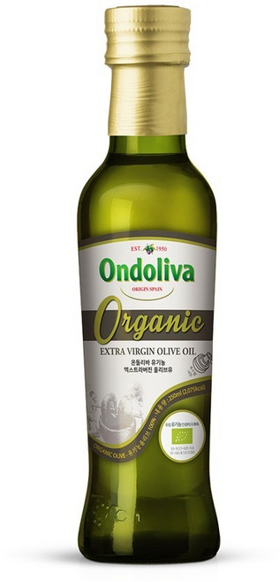 온돌리바 유기농 엑스트라버진 냉압착방식 올리브유, 250ml, 1개