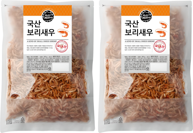 MarketMiller 韓國產大麥蝦, 2個, 200g