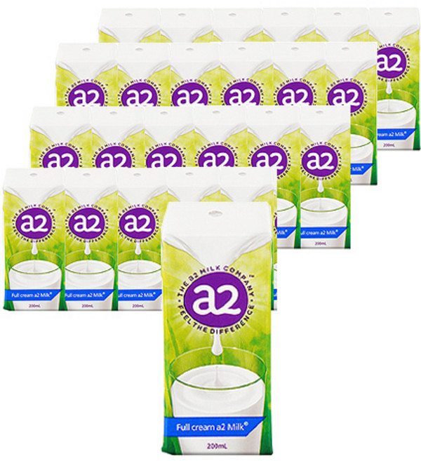 에이투밀크 멸균우유, 200ml, 24개
