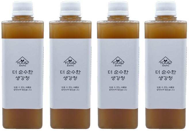 더순수한 생강청 진액, 580g, 4개