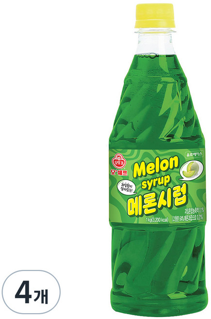 오쉐프 메론시럽, 1kg, 4개