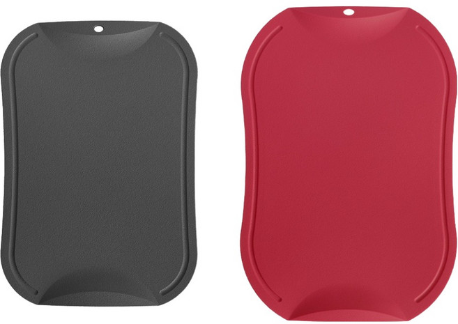 도블레 칼집 안나는 도마 세트, 차콜, 레드, 1개