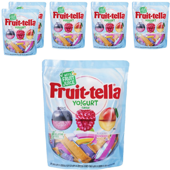 퍼페티반멜 후르츠텔라 요구르트향 캔디, 358g, 6개