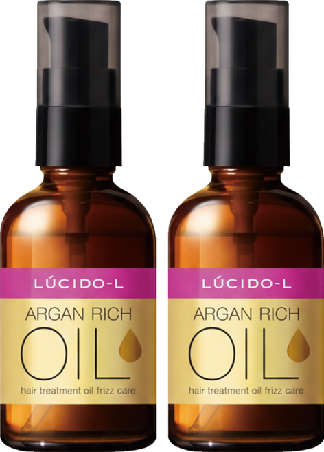 LUCIDO-L 樂絲朵 摩洛哥護髮精華油 抗躁型 免沖洗, 60ml, 2件