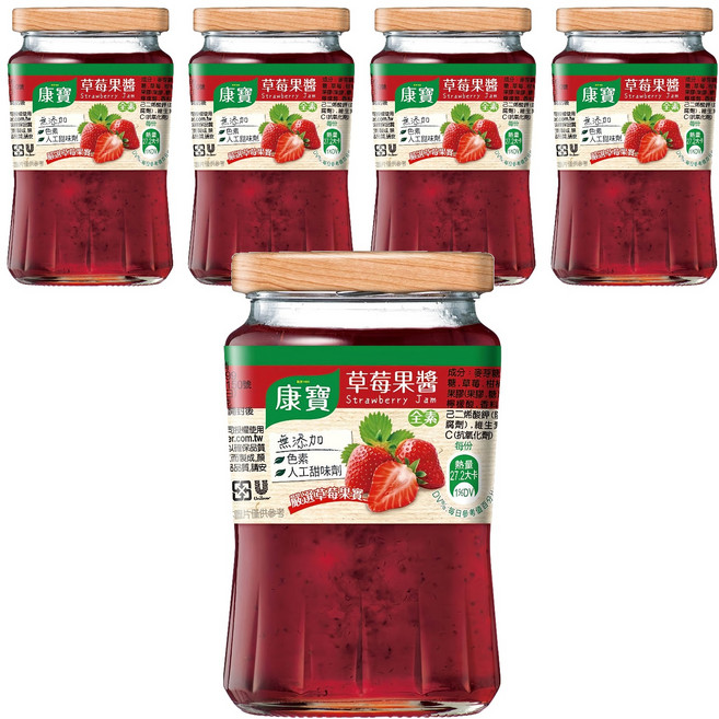 Knorr 康寶 草莓果醬, 200g, 5罐