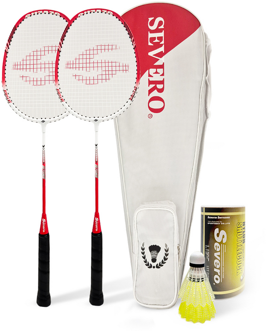 세베로 배드민턴 라켓 스카이콕 2p + 풀커버1P + 셔틀콕2p, 1세트