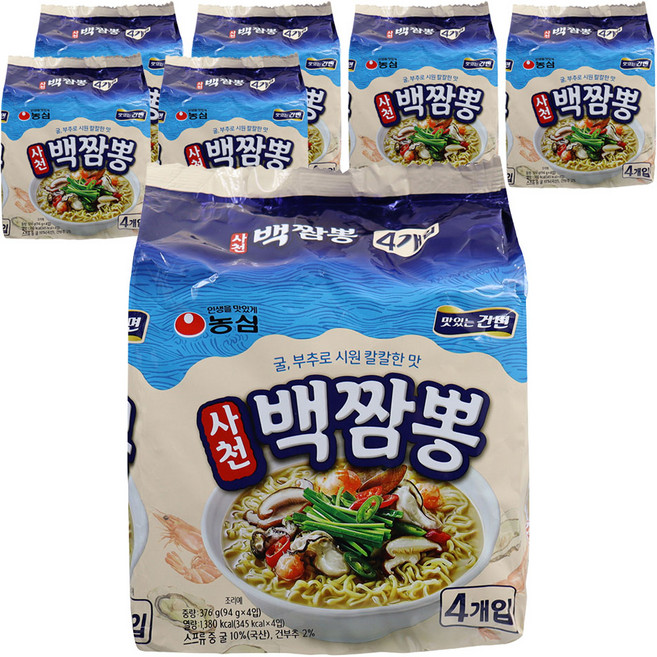 농심 사천백짬뽕 94g, 28개