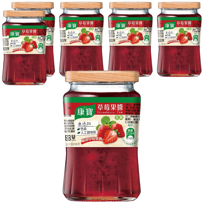 Knorr 康寶 草莓果醬, 200g, 6罐