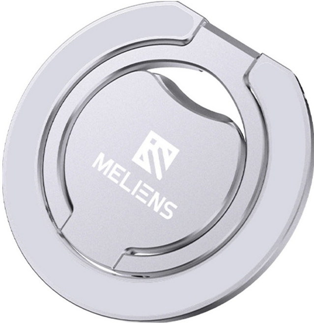 멜리언스 듀얼 마그네틱 메탈 링홀더 프로 ML-A6, 실버, 1개