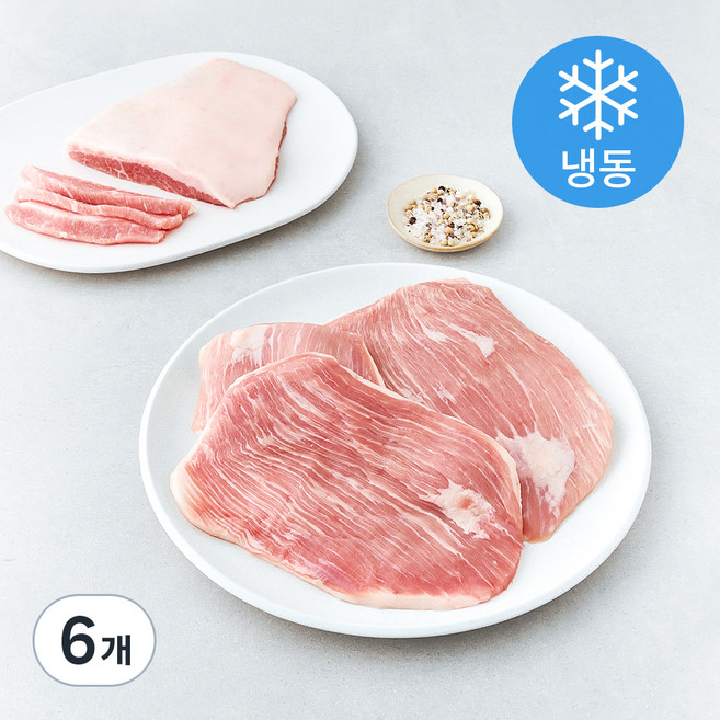 동원홈푸드 통항정살 미정선 원육 (냉동), 1kg, 6개