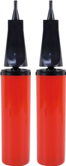 珠友文化 雙向打氣筒 BI-03081-01 大(280 x 50 x 50mm), 紅色, 2個