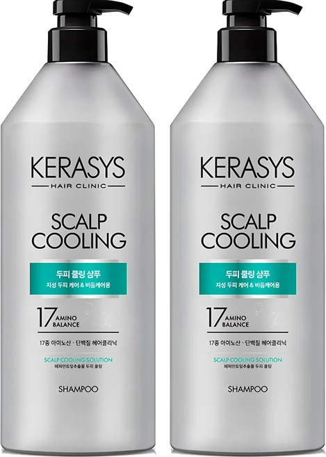 케라시스 두피 쿨링 단백질 샴푸, 980ml, 2개 - 쿠팡