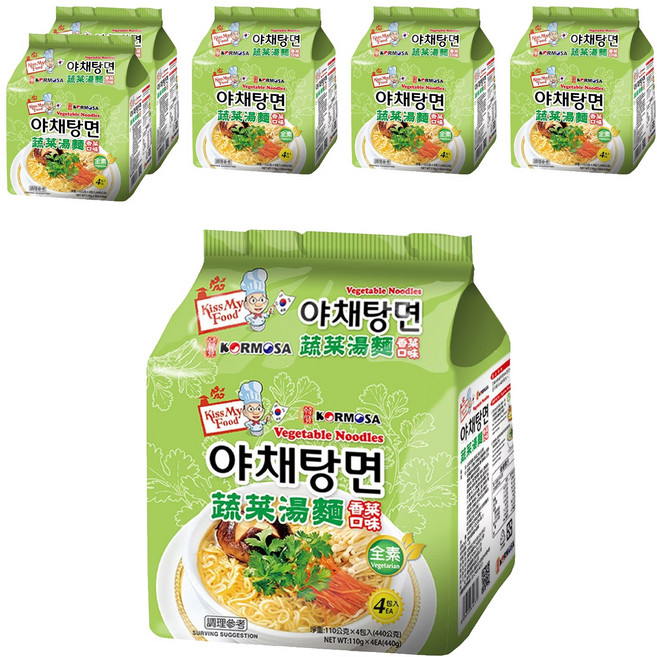 KORMOSA 韓寶 蔬菜湯麵 香菜口味 110g, 24包