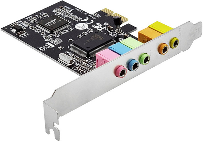 랜스타 PCI-express 사운드카드 5.1채널 서라운드 지원, 1개