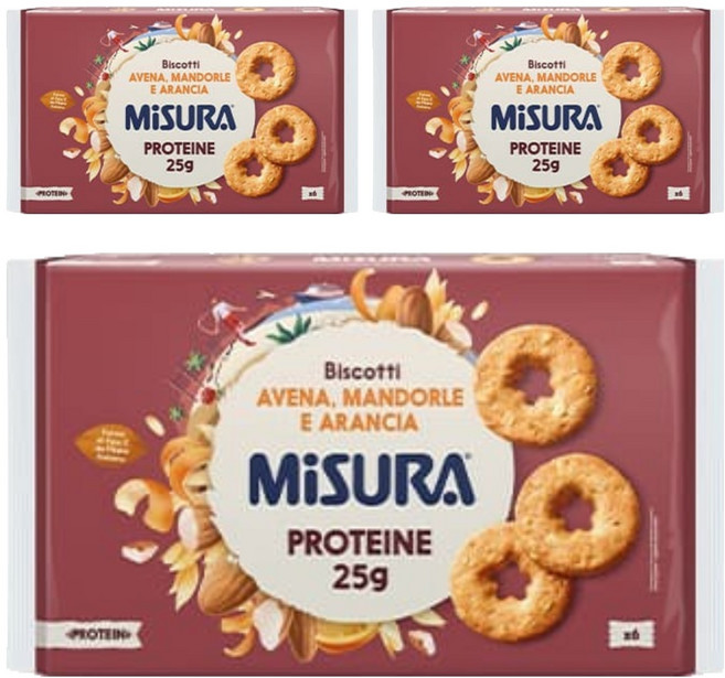 미주라 프로틴 아몬드 비스켓, 260g, 3개