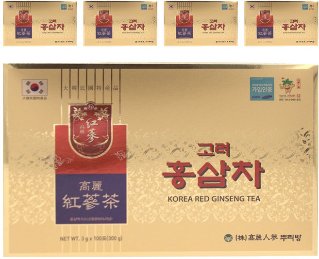 뿌리방 고려 홍삼차, 3g, 100개입, 5개