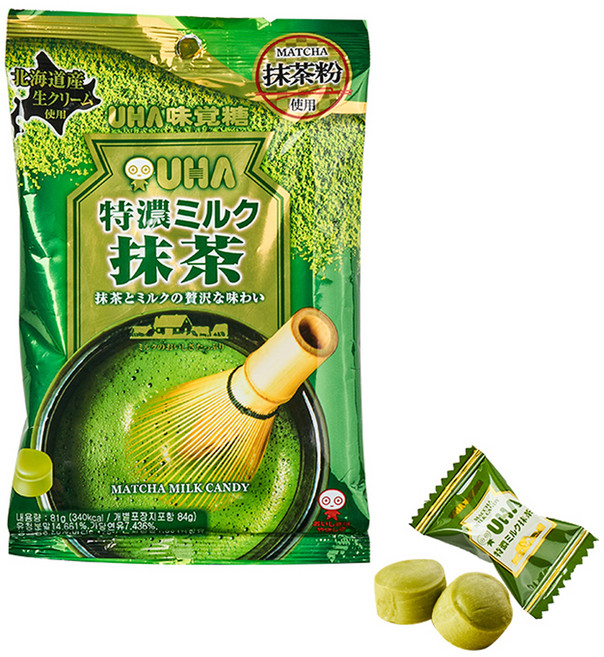 유하미카쿠토 미카쿠도 토쿠노 밀크 마차 캔디, 81g, 1개