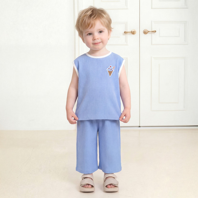 몰리멜리 달콤한 스푼 시원 상하의 세트