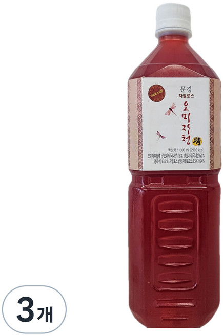문경몰 프리미엄 오미자 자일로스 청, 1L, 1개입, 3개
