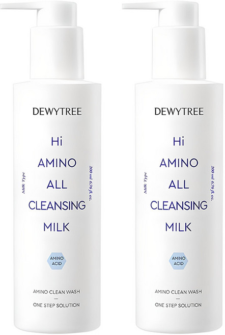 듀이트리 하이 아미노 올 클렌징 밀크, 200ml, 2개