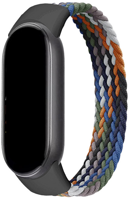 스페이스쉴드 샤오미 미밴드 9 호환 일반형 브레이드 솔로루프 스트랩 150mm, 인디고, 1개