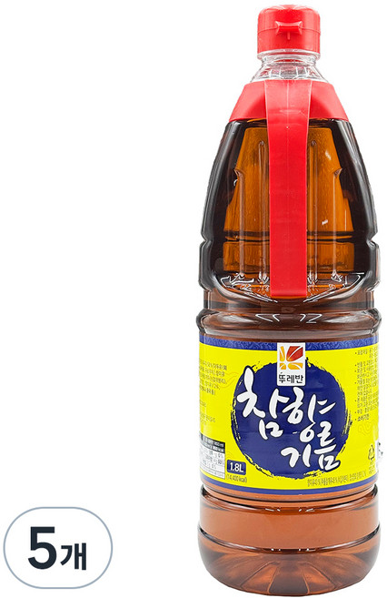 뚜레반 참향기름, 5개, 1.8L
