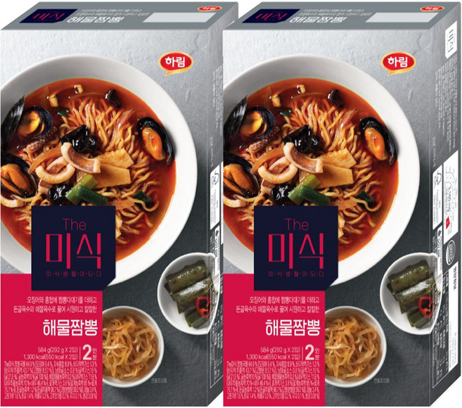 The Mishik 匠人 海鮮炒碼麵 584g, 2盒