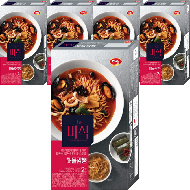 더미식 해물짬뽕 584g, 5개