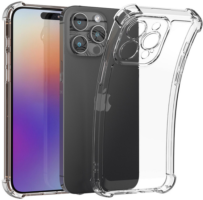 굿밸류 크리스탈 에어 젤리 쿠션 휴대폰 케이스