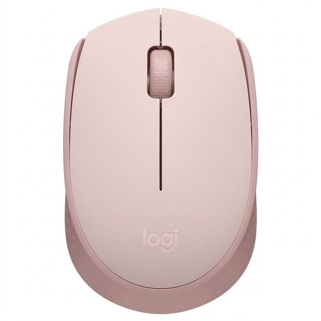 logitech 羅技 無線滑鼠 M170, MR0099, 玫瑰粉