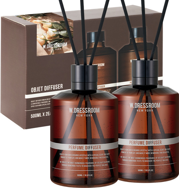 더블유드레스룸 대용량 오브제 디퓨저, 20번 플라워샵, 2개