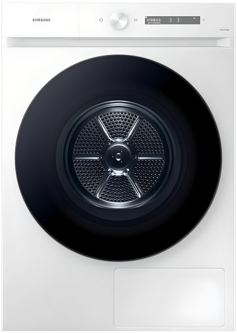 삼성전자 BESPOKE 그랑데 AI 건조기 17kg 방문설치, DV17CB6600BW, 화이트