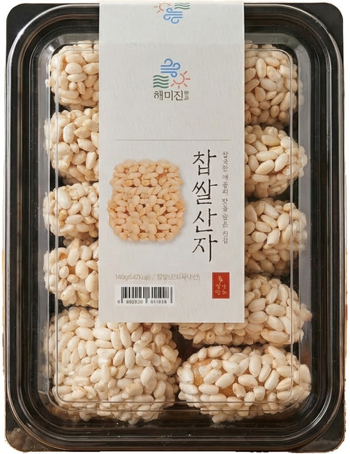 국내산쌀로 향긋한 맛을 담은 진심 찹쌀산자, 140g, 1개