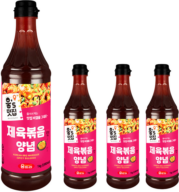 움트리 제육볶음양념, 1kg, 4개