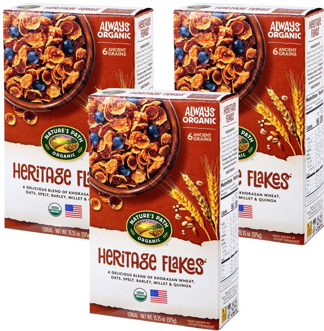 네이쳐스패스 헤리티지플레이크, 375g, 3개