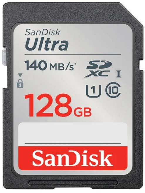SanDisk 晟碟 公司貨 Ultra SDXC C10 UHS-I 140MB/s R 記憶卡, 128GB, 1個