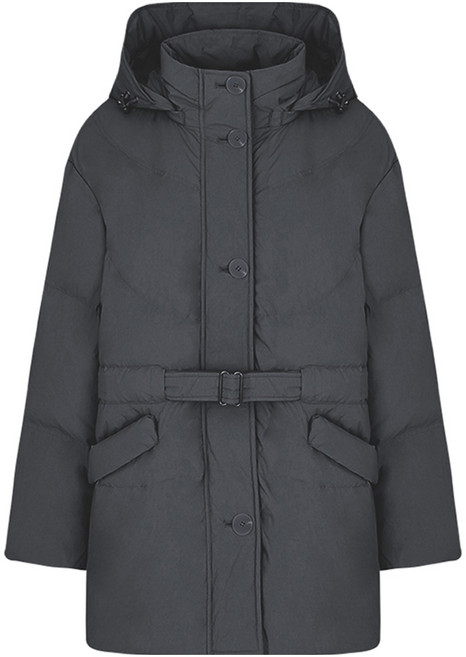 샤트렌 여성용 벨트 보온 구스다운 패딩 점퍼 HCCWDW207