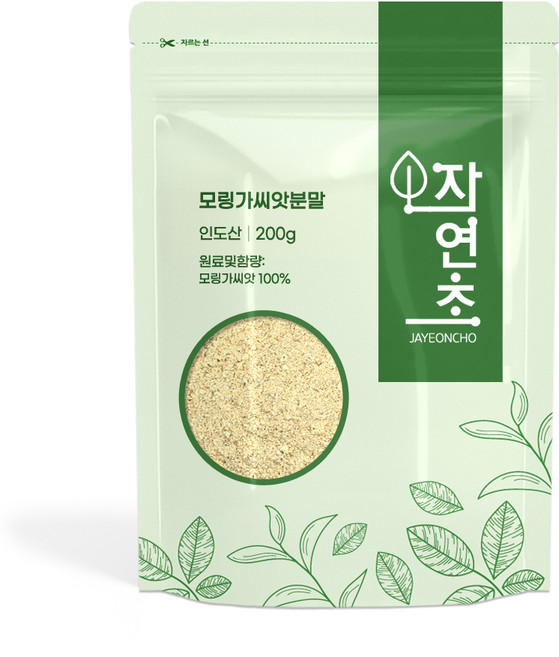 자연초 모링가 씨앗분말, 1개, 200g
