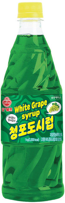 오쉐프 청포도시럽, 1개, 1kg