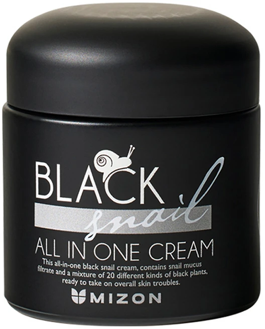 미즈온 블랙 스네일 올인원 크림, 77g, 1개 - 쿠팡