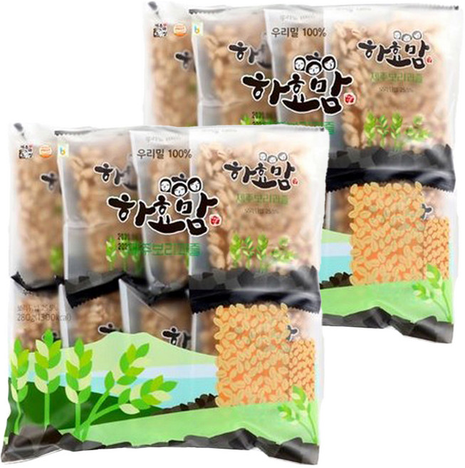 하효맘 제주 보리과즐 8p, 2개, 256g