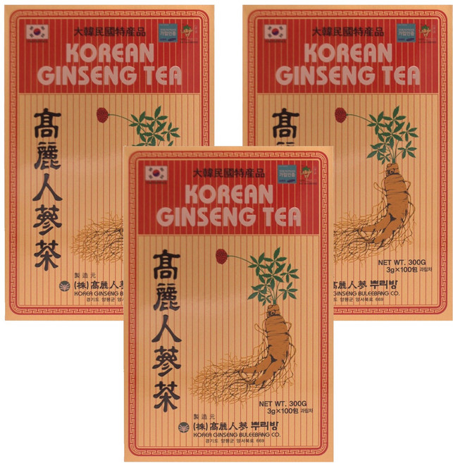 고려인삼뿌리방 고려 인삼차, 3g, 100개입, 3개