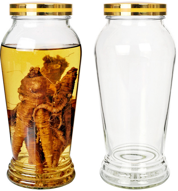 경성리빙테크 인삼 과실주병, 1.3L, 2개