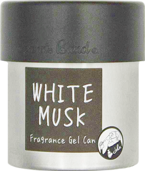 John's Blend 香氛凝膠罐 85g, 白麝香, 1罐