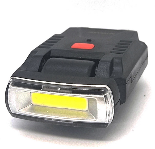 나이트큐브 USB 충전식 COB LED 캡라이트 헤드랜턴 NCL-5, Black, 1개