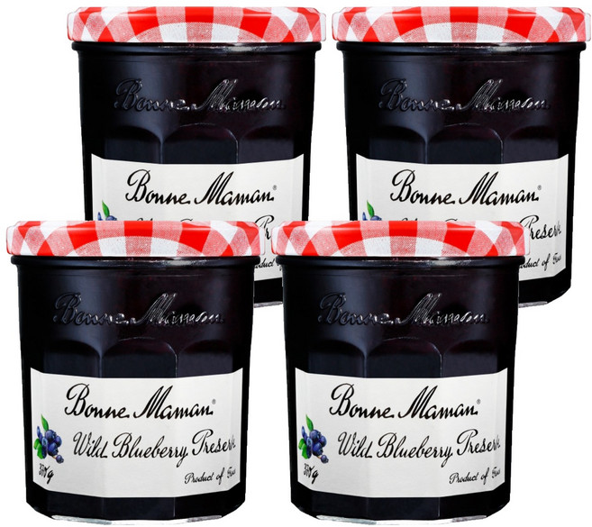 Bonne Maman 藍莓果醬, 370g, 4罐